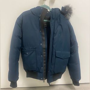 Navy Blue Men’s Pajar Bomber Jacket